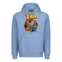 Colony Blue x m.e.n ani.ma.ted series retro 90s t shirt Premium Hoodie - artisFamous
