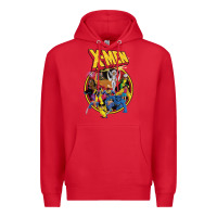 Red x m.e.n ani.ma.ted series retro 90s t shirt Premium Hoodie - artisFamous