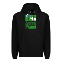 Black ANIMAL PLANET Premium Hoodie - artisFamous