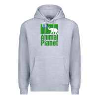 Heather Grey ANIMAL PLANET Premium Hoodie - artisFamous