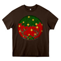 Chocolate Brown christmas Heavy Core Tee - BundleAndBundleShop