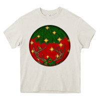Cream christmas Heavy Core Tee - BundleAndBundleShop