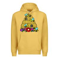 Antique Gold bee hive Premium Hoodie - artisFamous