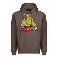 Coffee bee hive Premium Hoodie - artisFamous