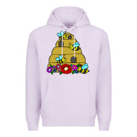 Lilac bee hive Premium Hoodie - artisFamous