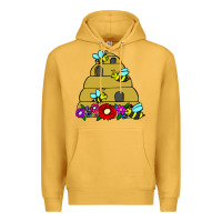 Mustard bee hive Premium Hoodie - artisFamous