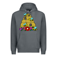 Rock bee hive Premium Hoodie - artisFamous