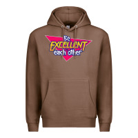 Chestnut be excellent to each other Premium Hoodie - artisFamous