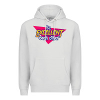 Dove Grey be excellent to each other Premium Hoodie - artisFamous