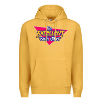 Mustard be excellent to each other Premium Hoodie - artisFamous