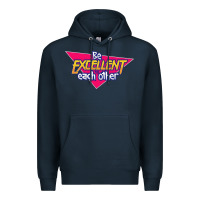 Navy be excellent to each other Premium Hoodie - artisFamous