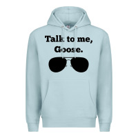 Blue Mist talk to me goose sunglasses funny Premium Hoodie - artisFamous