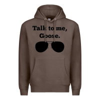 Coffee talk to me goose sunglasses funny Premium Hoodie - artisFamous