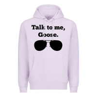 Lilac talk to me goose sunglasses funny Premium Hoodie - artisFamous
