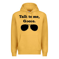 Mustard talk to me goose sunglasses funny Premium Hoodie - artisFamous
