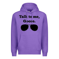 Purple talk to me goose sunglasses funny Premium Hoodie - artisFamous