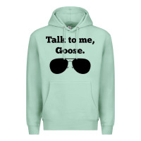 Seafoam talk to me goose sunglasses funny Premium Hoodie - artisFamous