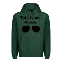 Sports Green talk to me goose sunglasses funny Premium Hoodie - artisFamous