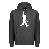 Charcoal Heather the mountain sasquatch Premium Hoodie - artisFamous