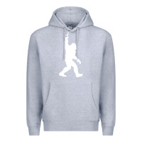 Heather Grey the mountain sasquatch Premium Hoodie - artisFamous
