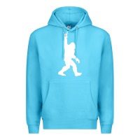Ocean Blue the mountain sasquatch Premium Hoodie - artisFamous