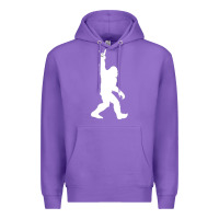 Purple the mountain sasquatch Premium Hoodie - artisFamous