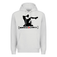 Dove Grey ridiculousness Premium Hoodie - artisFamous