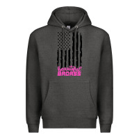 Charcoal Heather beautiful badass american Premium Hoodie - artisFamous