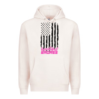 Pale Pink beautiful badass american Premium Hoodie - artisFamous
