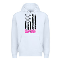 White beautiful badass american Premium Hoodie - artisFamous