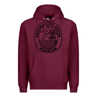 Burgundy panama city beach florida Premium Hoodie - artisFamous