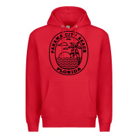 Red panama city beach florida Premium Hoodie - artisFamous