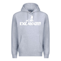Heather Grey excavate funny Premium Hoodie - artisFamous