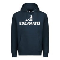 Navy excavate funny Premium Hoodie - artisFamous