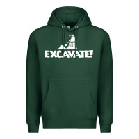 Sports Green excavate funny Premium Hoodie - artisFamous