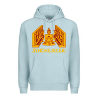 Blue Mist shiva hinduism modular synthesizer synth Premium Hoodie - artisFamous