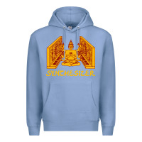 Colony Blue shiva hinduism modular synthesizer synth Premium Hoodie - artisFamous