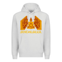 Dove Grey shiva hinduism modular synthesizer synth Premium Hoodie - artisFamous