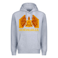 Heather Grey shiva hinduism modular synthesizer synth Premium Hoodie - artisFamous