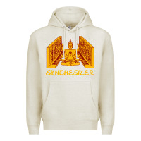 Oatmeal Heather shiva hinduism modular synthesizer synth Premium Hoodie - artisFamous