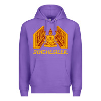 Purple shiva hinduism modular synthesizer synth Premium Hoodie - artisFamous