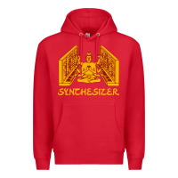 Red shiva hinduism modular synthesizer synth Premium Hoodie - artisFamous