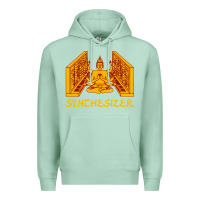 Seafoam shiva hinduism modular synthesizer synth Premium Hoodie - artisFamous