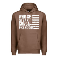 Chestnut whiskey steak guns freedom Premium Hoodie - artisFamous