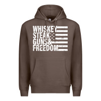 Coffee whiskey steak guns freedom Premium Hoodie - artisFamous