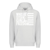 Dove Grey whiskey steak guns freedom Premium Hoodie - artisFamous