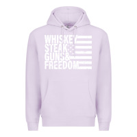 Lilac whiskey steak guns freedom Premium Hoodie - artisFamous