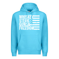 Ocean Blue whiskey steak guns freedom Premium Hoodie - artisFamous