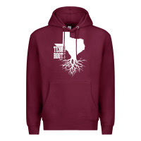 Burgundy texas roots vintage usa Premium Hoodie - artisFamous