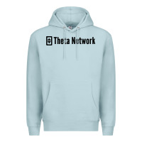Blue Mist theta network Premium Hoodie - artisFamous